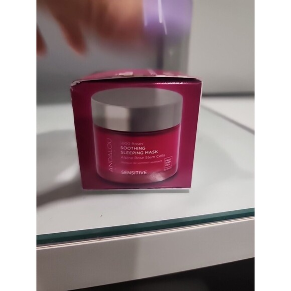 Andalou Naturals Mask 1000 ROSES Overnight Sleeping Dry Chapped Lips Plumping - Picture 2 of 4